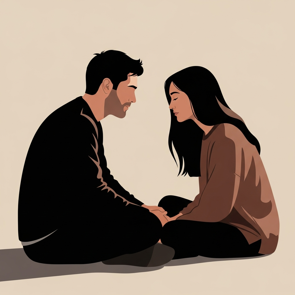 Par der mødes med øjenkontakt